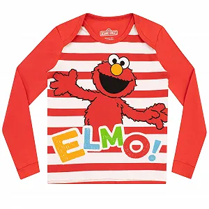 Пижама для девочки Sesame Street Elmo Slim Fit synthetic.ua - Фото 1