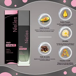 Сироватка для волосся Keratin для кучерявого та пошкодженого волосся з вітамінами A, C, E та B5 synthetic.ua - Фото 1