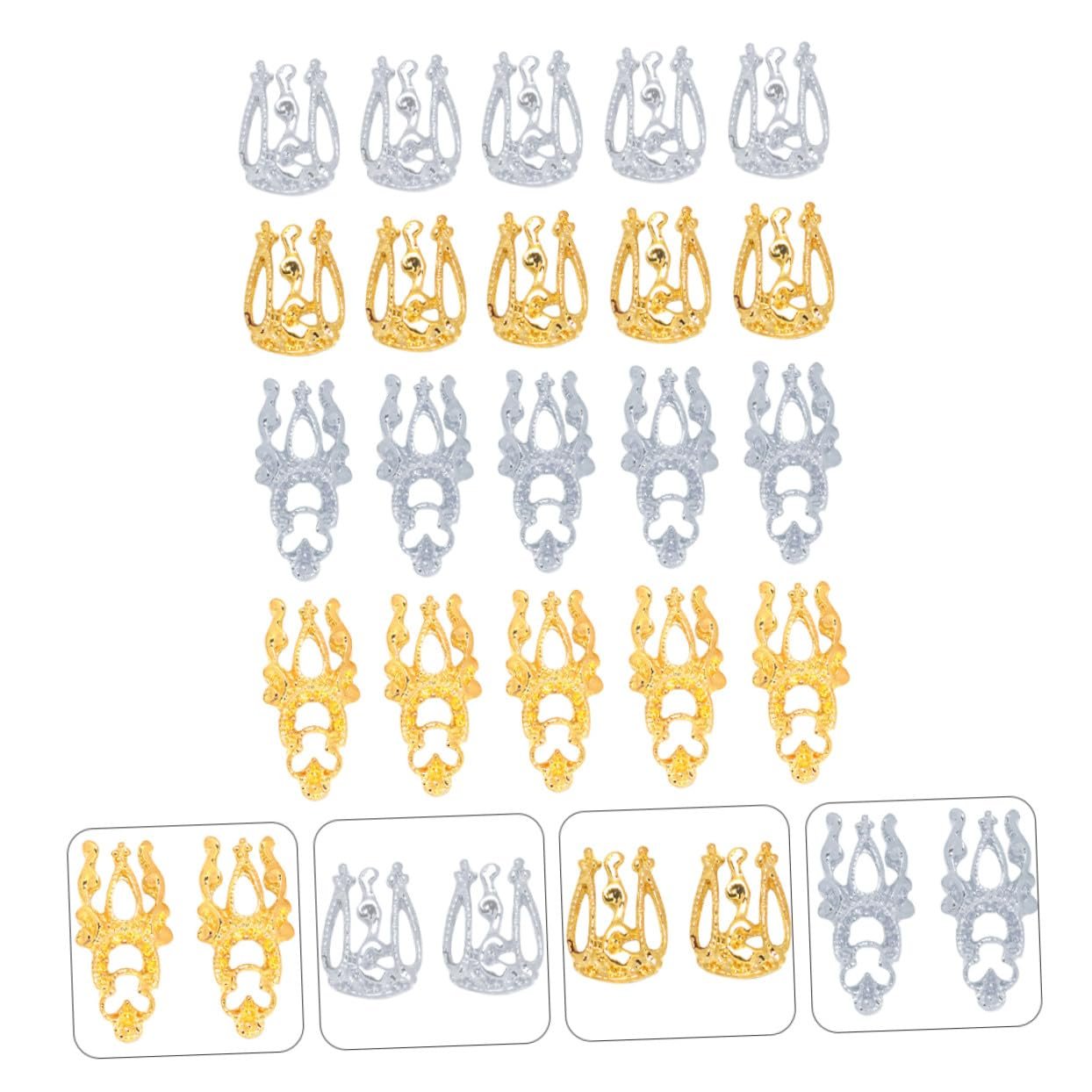 Украшение для ногтей VALICLUD, 20 шт., золото, серебро, винтажный стиль, полые тисненые сплавные шармы для DIY маникюра и стильного дизайна ногтей, фото №2 Украшение для ногтей VALICLUD, 20 шт., золото, серебро, винтажный стиль, полые тисненые сплавные шармы для DIY маникюра и стильного дизайна ногтей, фото №2