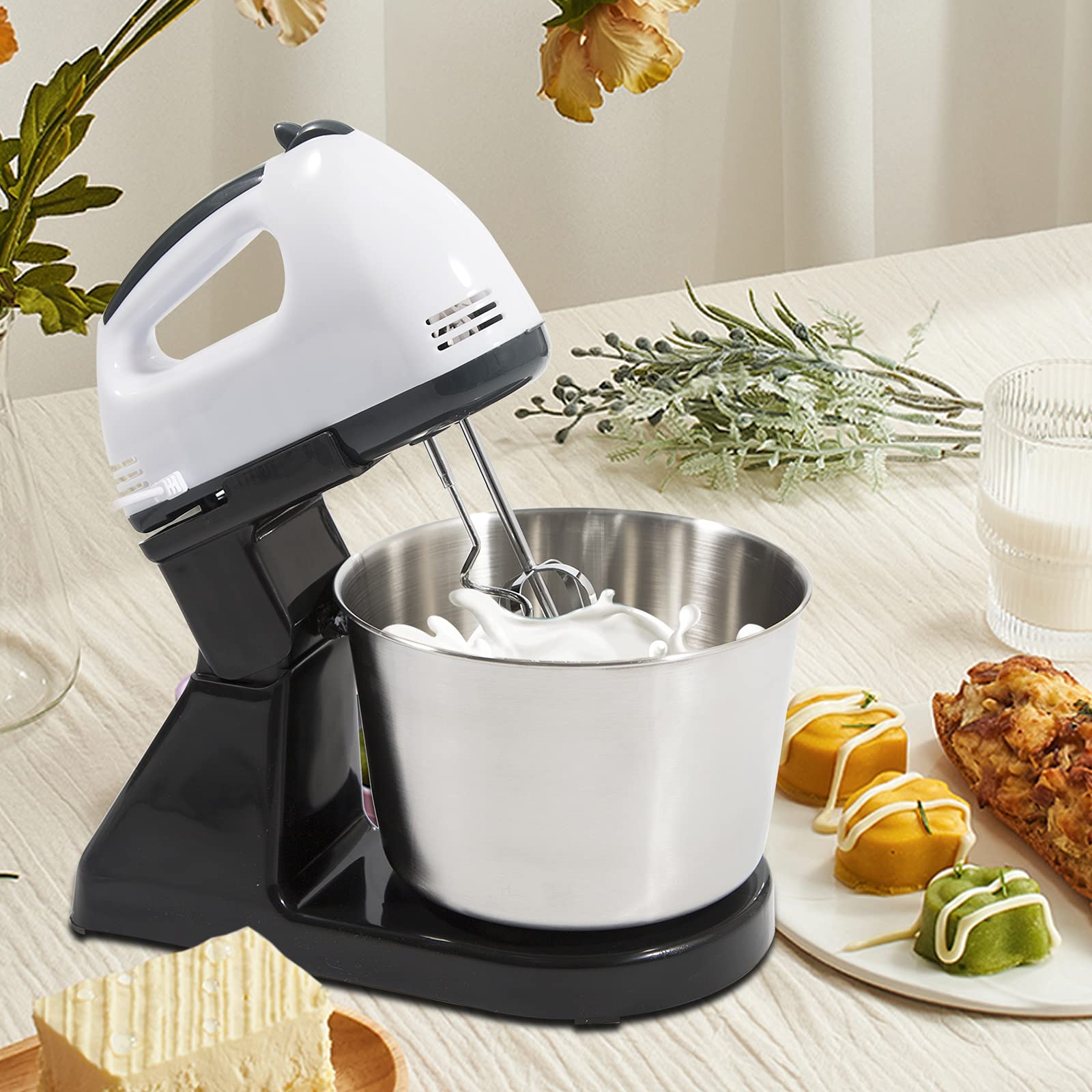 Міксер Electric Whisk 7 швидкостей Food Processor Stand Mixer 100 Вт, фото №4 Міксер Electric Whisk 7 швидкостей Food Processor Stand Mixer 100 Вт, фото №4