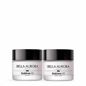 Антивіковий набір Bella Aurora Sublime 50 денний крем SPF20 50 мл та нічний зміцнювальний крем 50 мл проти зморшок synthetic.ua - Фото 1