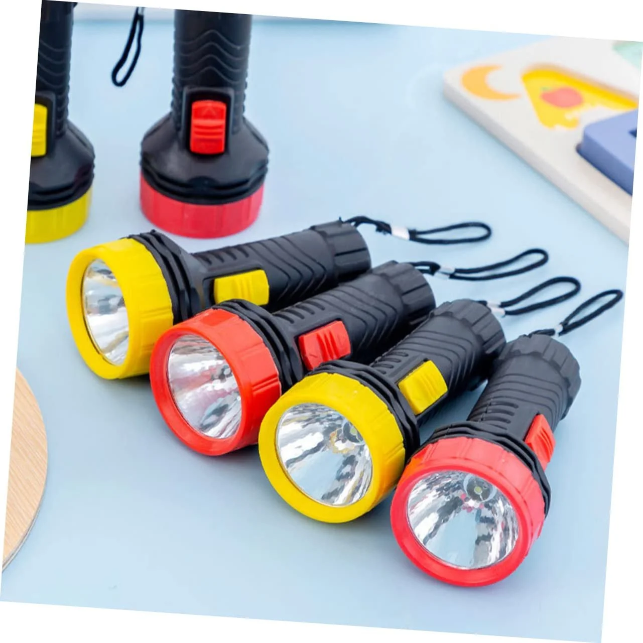 Міні ліхтарик LED пластиковий ABS (6 шт.), фото №7