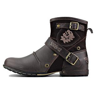 Ботинки Chukka OSSTONE OS-5008-1-NH-DE-R Кожаные synthetic.ua - Фото 1