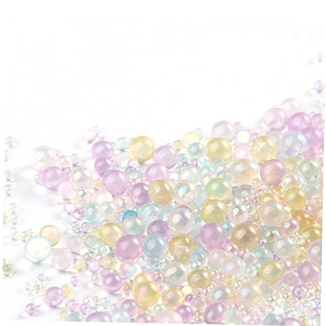 Микробисер для ногтей Zonster 10 г / набор, разноцветные крошечные стеклянные шарики для стеклянного шарика, силиконовая форма для наполнения, подвеска, DIY, украшение для ногтей, домашний декор, фото №5