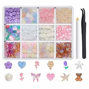 3D Украшения для ногтей смолой для дизайна ногтей для энтузиастов - Фото 1