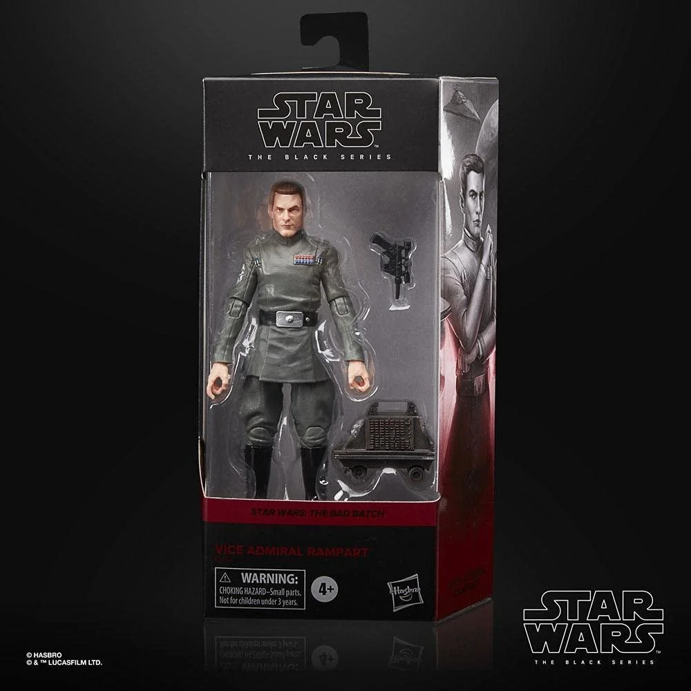 Фигурка Star Wars The Black Series The Bad Batch Vice Admiral Rampart 15 см, фото №3