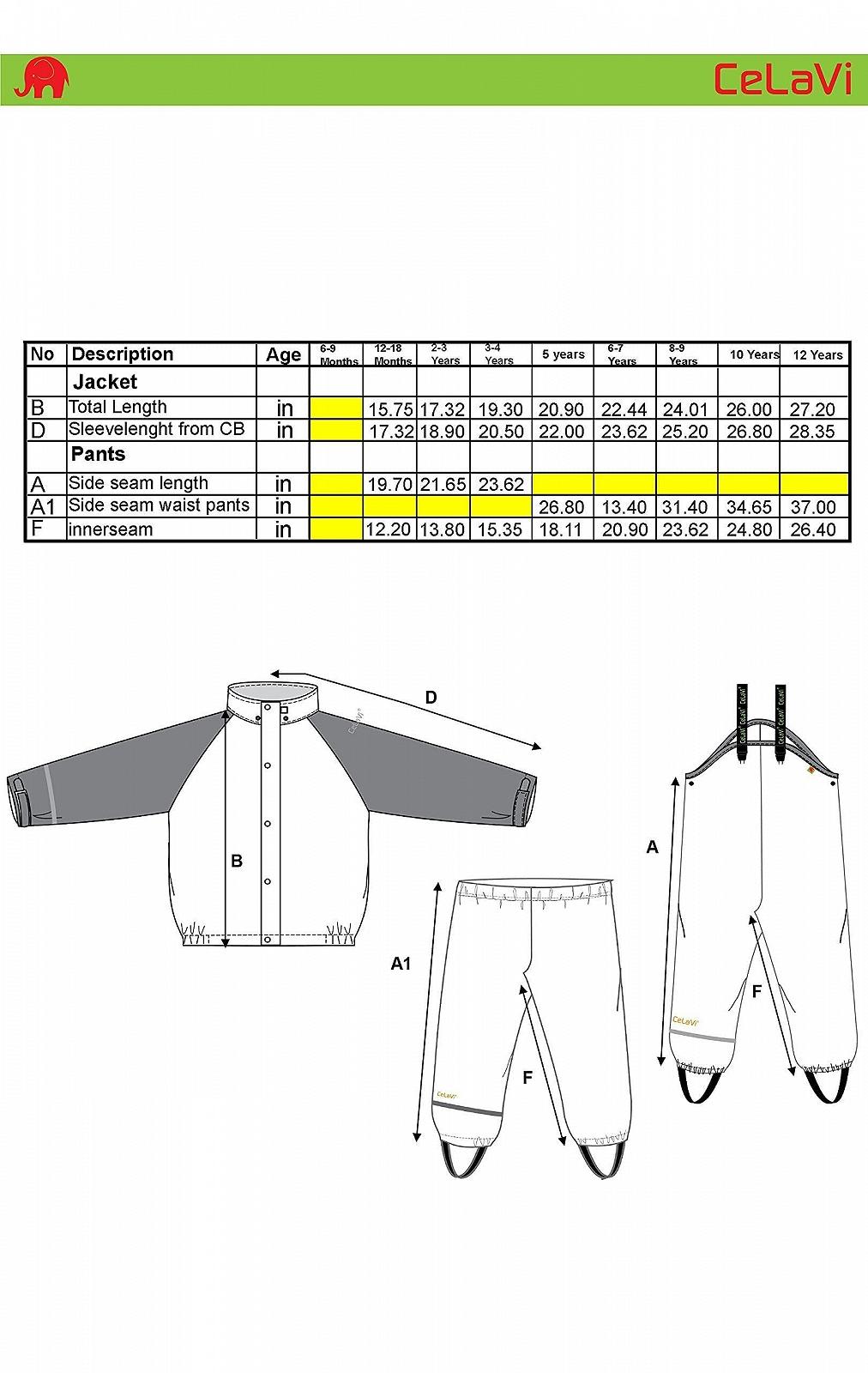 Дождевой костюм Celavi для мальчиков, двухкомпонентный, разных цветов, фото №5 Дождевой костюм Celavi для мальчиков, двухкомпонентный, разных цветов, фото №5