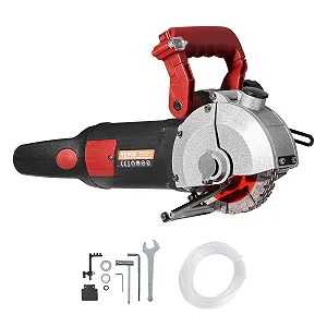 Електричний штроборіз VEVOR K1331 / 4800 Вт / 125 мм диск / 6500 об/хв / Червоний-чорний - Фото 1