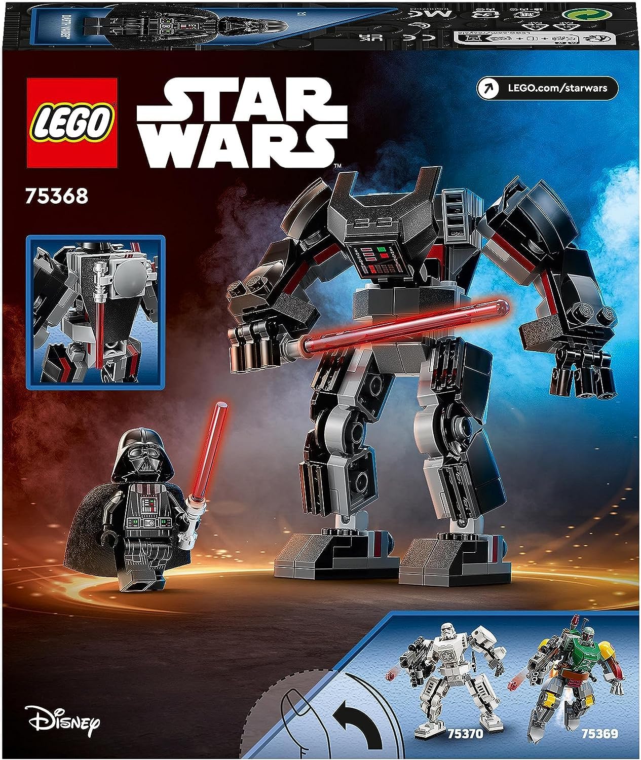 Набір Lego 75368 Star Wars Darth Vader Mech + Lego 75369 Star Wars Boba Fett Mech для дітей від 6 років, фото №5