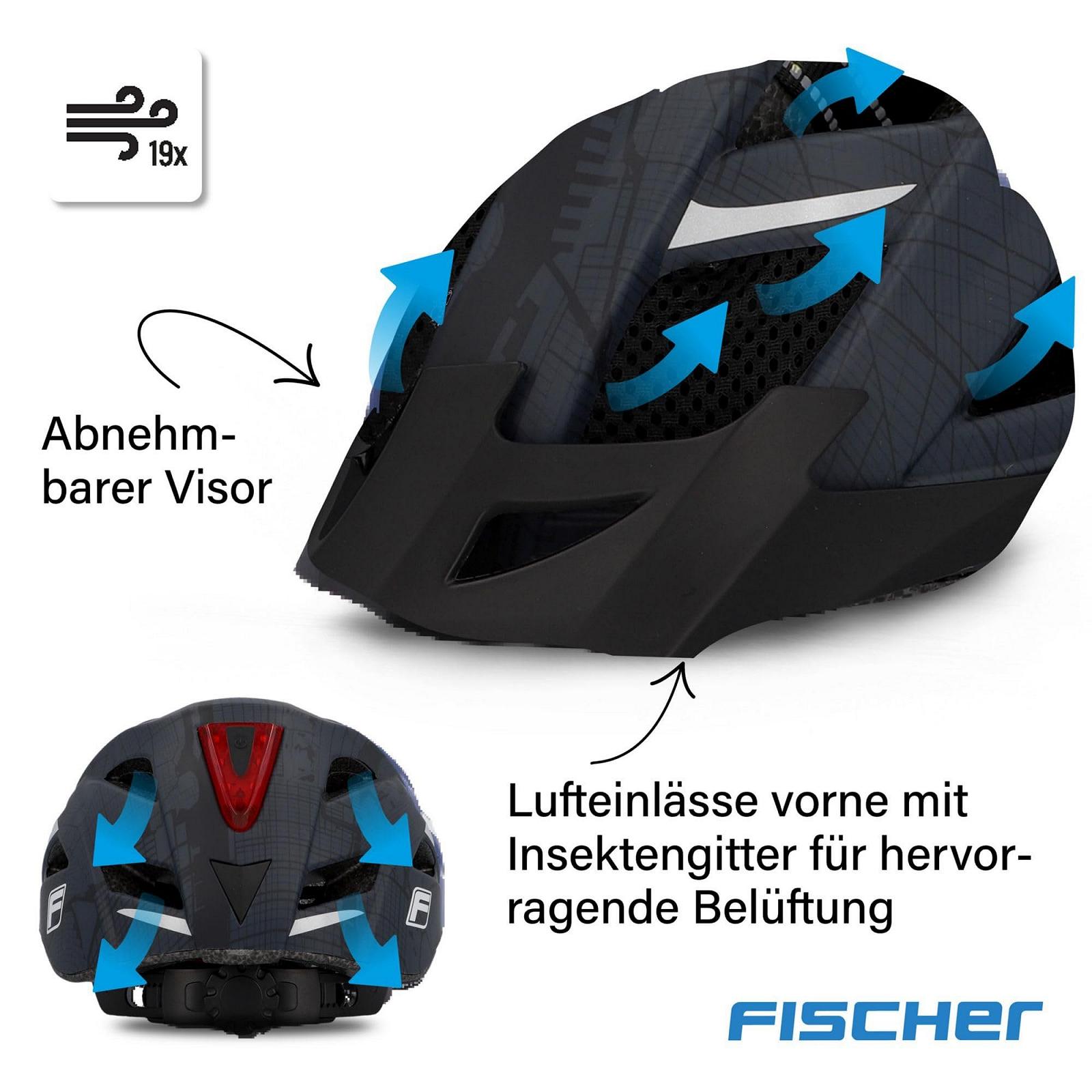 Шлем Fischer Urban Plus с LED-подсветкой, фото №9