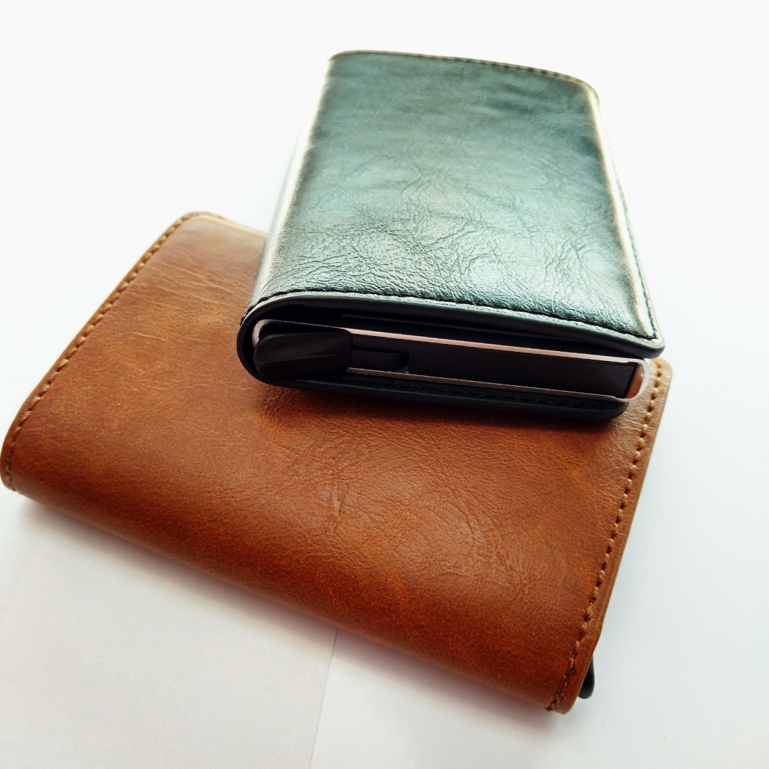 Картовий мішок з RFID захистом коричневий PS, фото №2