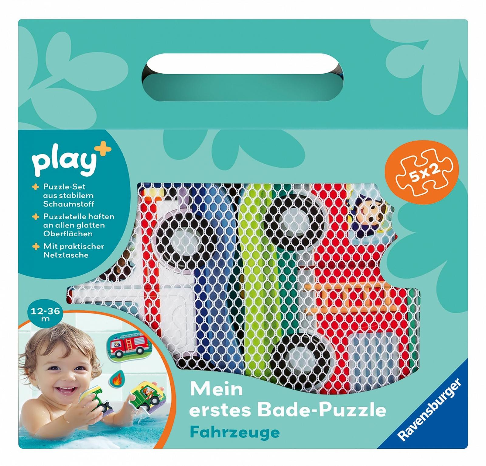 Пазл для ванны Ravensburger Play+ My First Vehicles, от 12 месяцев, фото №6