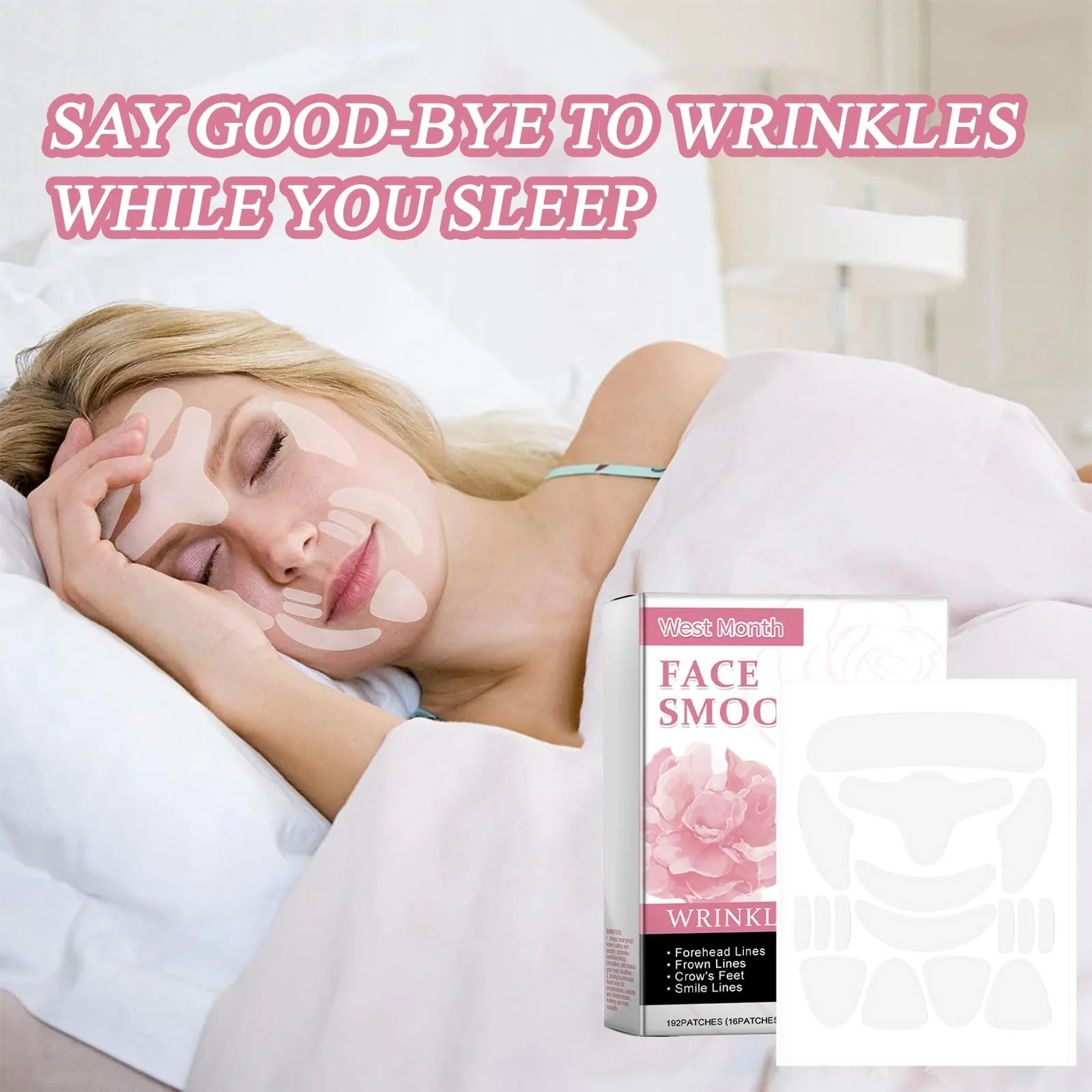 Пластирі проти зморшок 192 шт. Без назви Anti-Wrinkle Формула Для всіх типів шкіри, фото №4