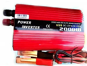 Преобразователь напряжения автомобильный инвертор Power Inverter Wimpex WX-2000W 12v/220v/2USB synthetic.ua - Фото 1