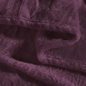 Одеяло из микрофибры REDBEST Amarillo, Флисовое одеяло, Одеяло для дивана, Темно-фиолетовый, Размер 150 x 200 см, Мягкий плюшевый флис, Очень мягкое, Теплое, Легкий уход, Можно стирать synthetic.ua - Фото 1