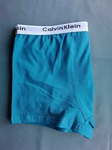 Чоловічі зелені труси боксери Calvin Klein synthetic.ua - Фото 1