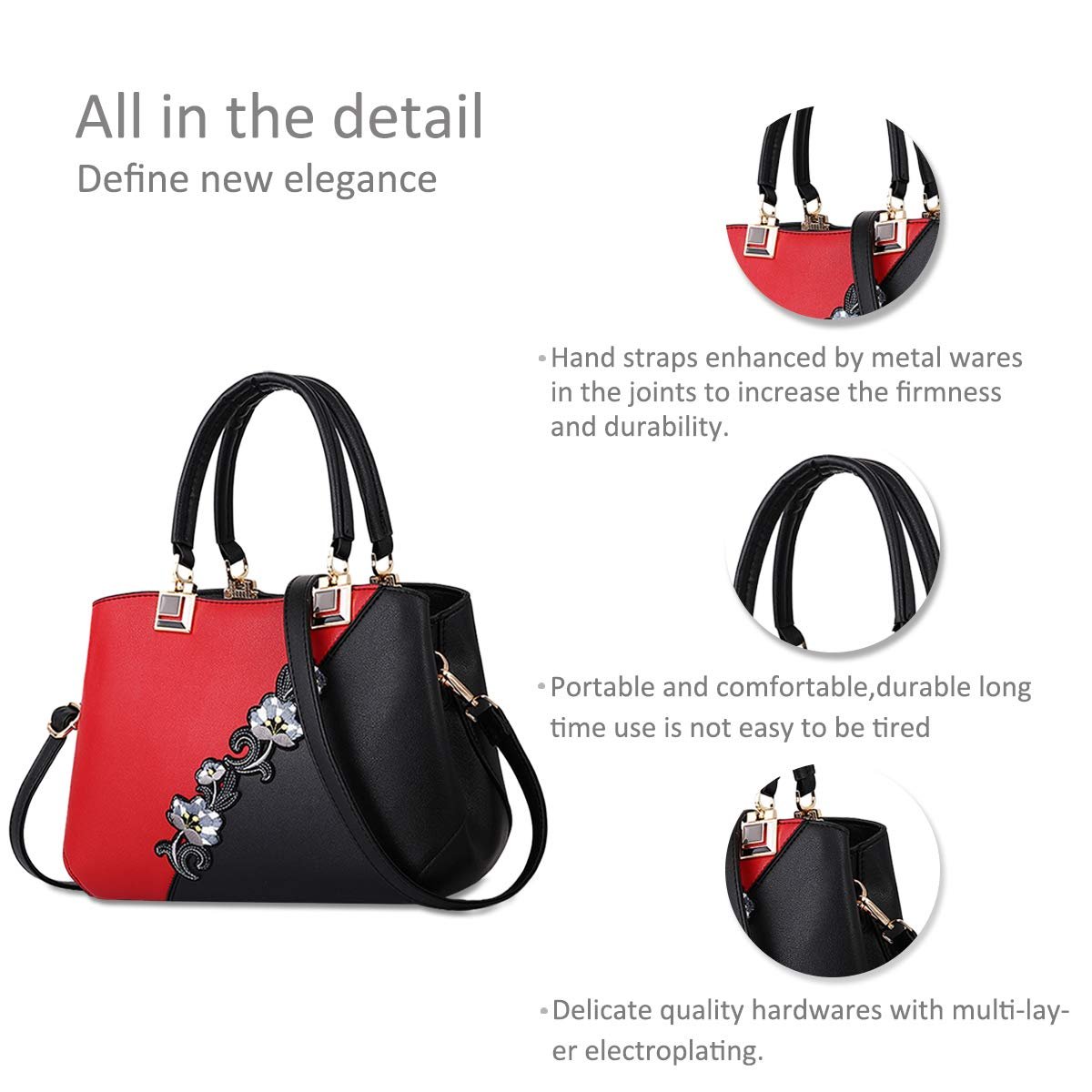 Сумка Nicole & Doris, тоут, женская, l, фото №6