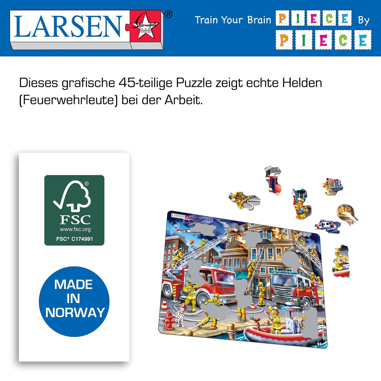 Пазл Larsen US21 Пожежники, фото №5