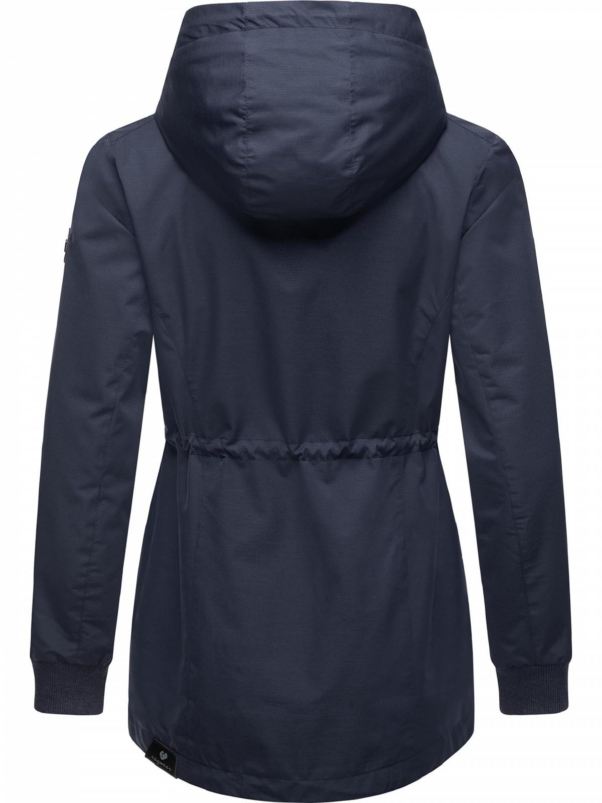 Переходная куртка Ragwear Dowey Tech YOUMODO Легкая женская Короткая дождевая куртка Водонепроницаемая (11 000 мм водяного столба) Дышащая куртка для активного отдыха с капюшоном, фото №3