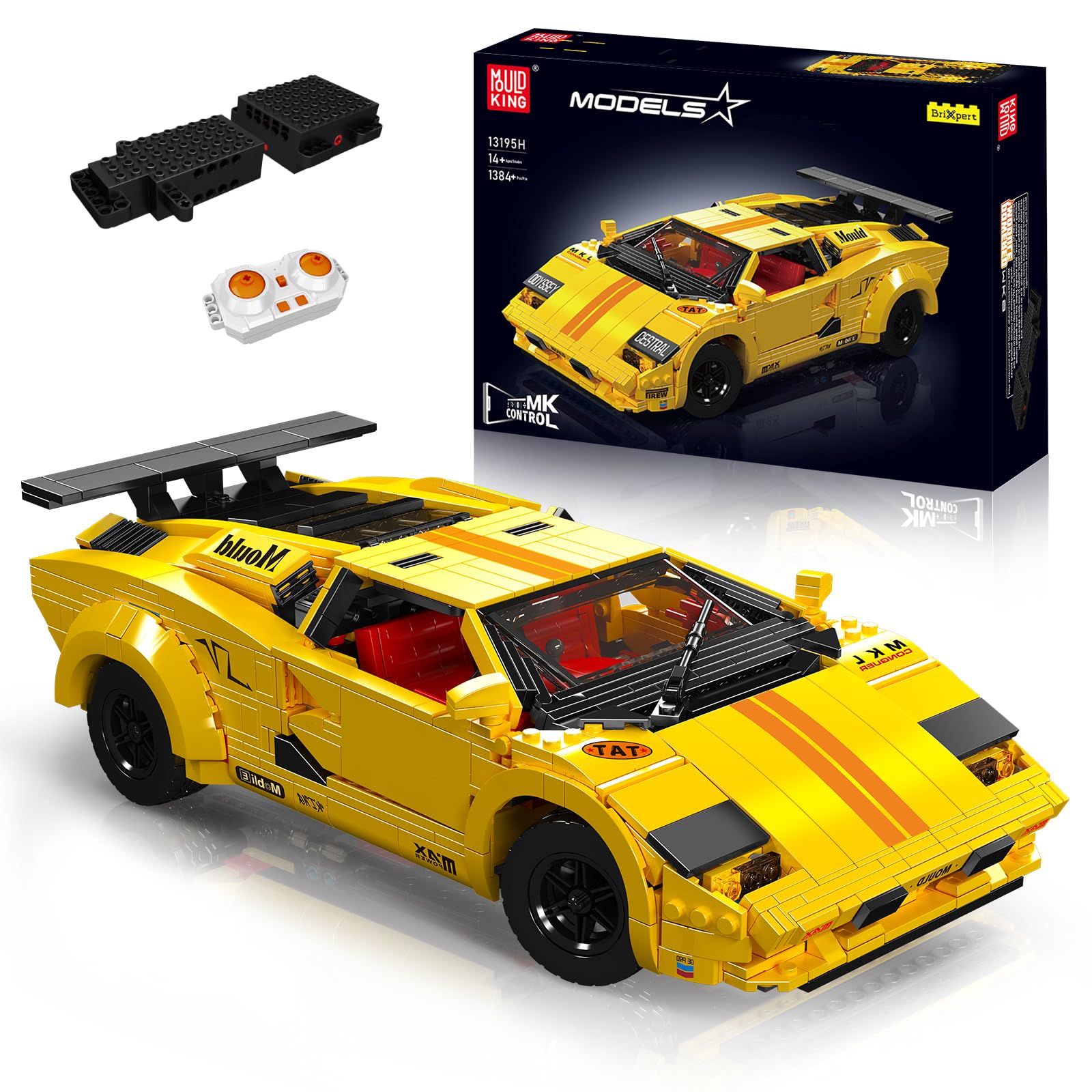 Технічний Mould King 13195H Спортивний автомобіль Конструктор 1384 деталі, фото №1
