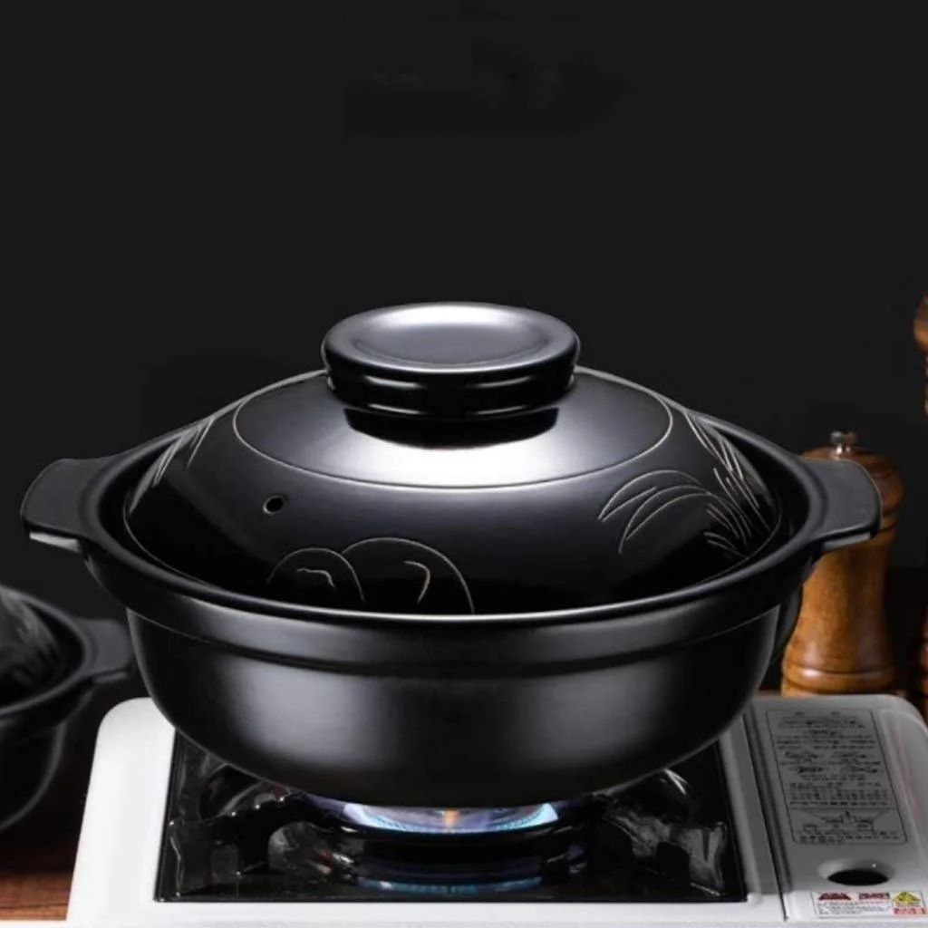 Гусятниця для запікання керамічна з кришкою кругла жаростійка, фото №5