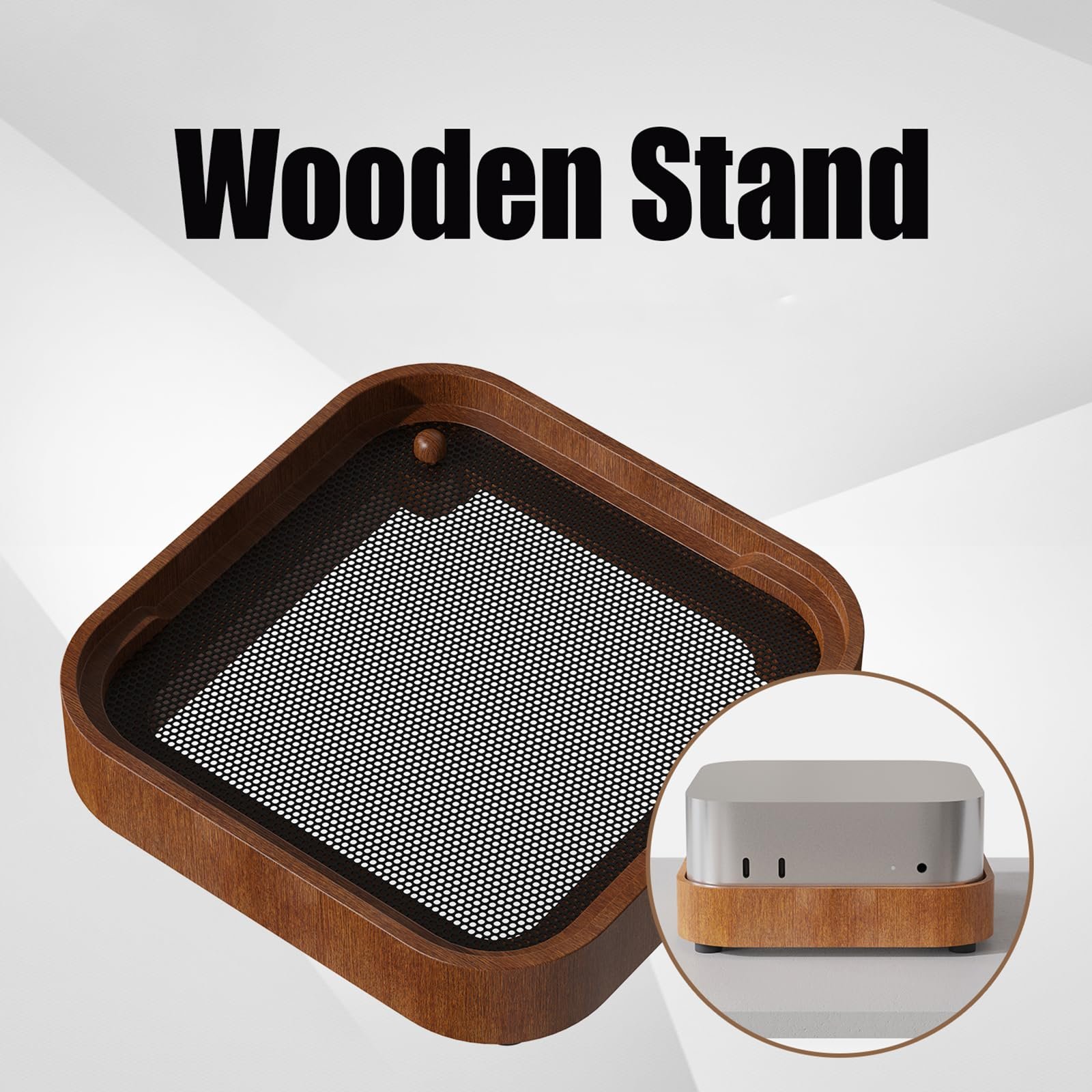 Подставка для ноутбука деревянная вертикальная пылезащитная охлаждение теплоотвод подставка для проектора 2024, фото №8