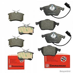 Комплект тормозных колодок ZIMMERMANN 23018.200.1 для VAG передняя ось - Фото 1