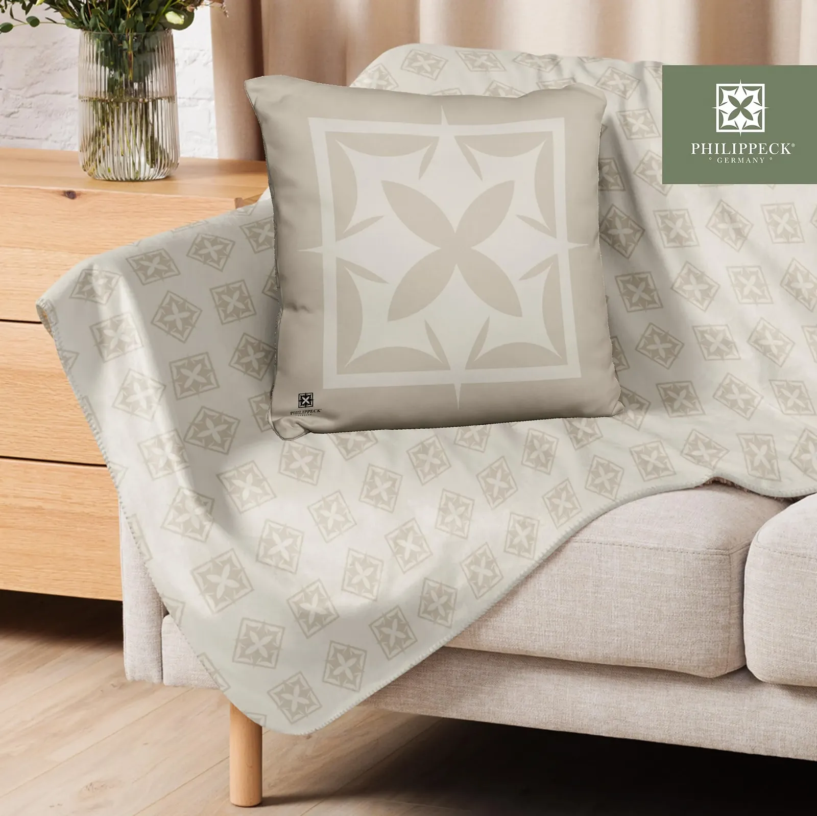 Покривало Sherpa Philippeck для дивана, дизайнерська ковдра, покривало, 150 x 200 см, фото №6