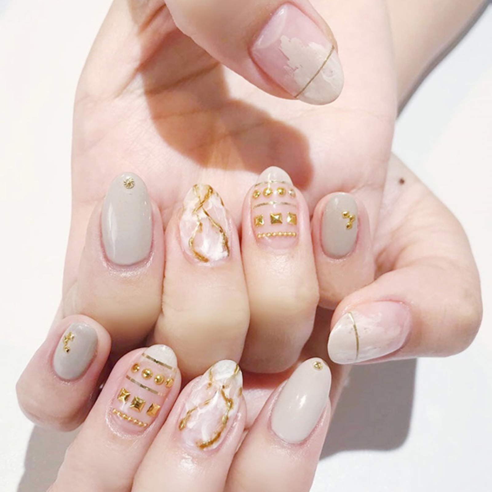 Металлические стразы Jie Du, 1 шт, металлические заклепки, украшения для ногтей, 3D украшения, фото №2