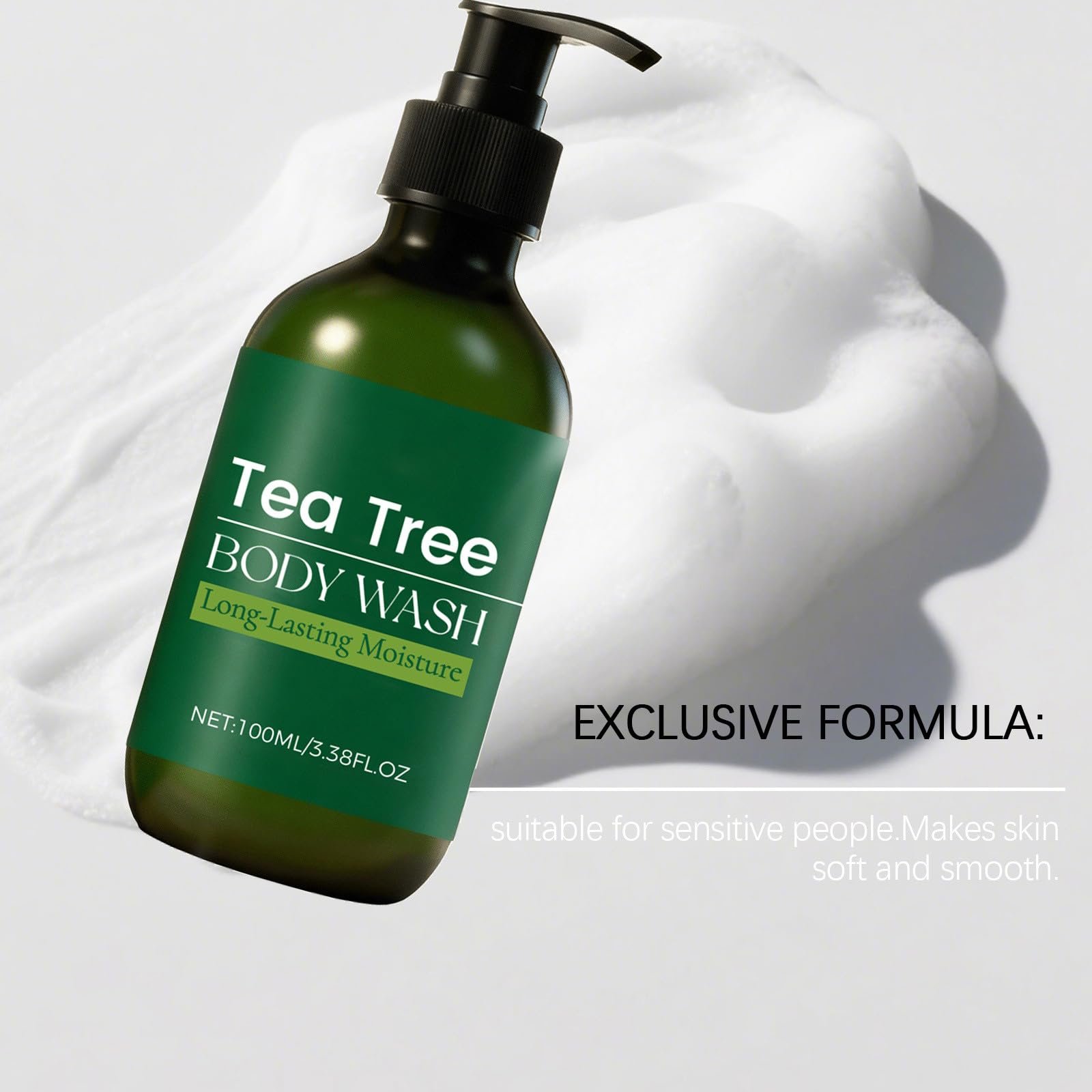 Гель для душу Tea Tree зволожувальний з олією чайного дерева для всіх типів шкіри 2 шт, фото №6