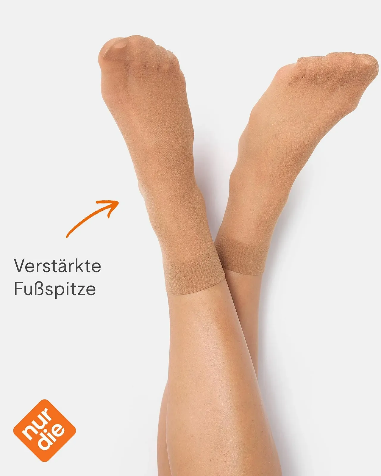 Шкарпетки Nur Die 20 Den Прозорий Нейлон (2 пари), фото №5