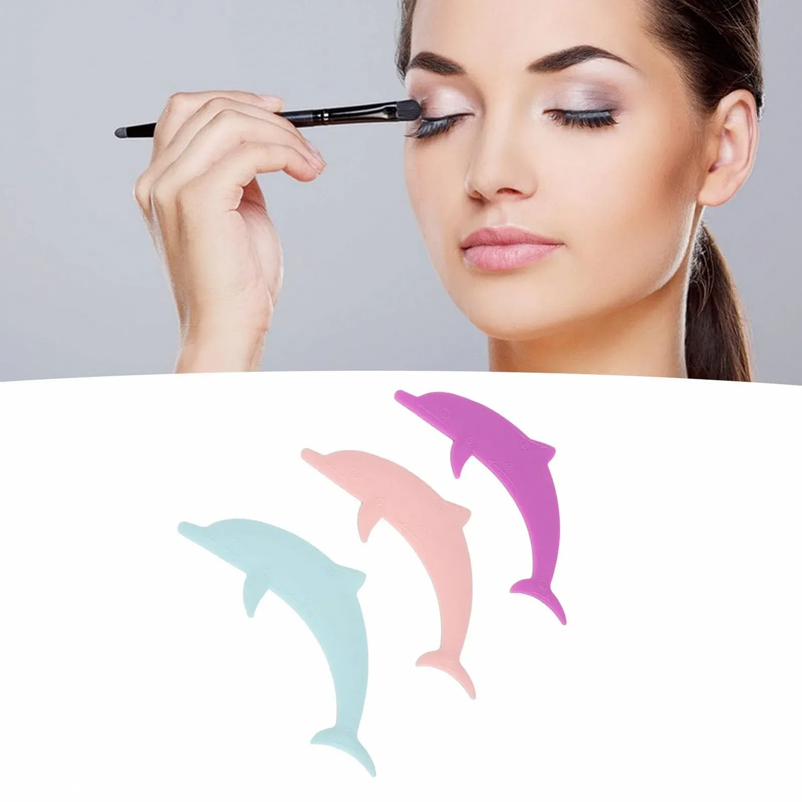 Аппликатор Силиконовый для ресниц, Трафарет для подводки, фото №5