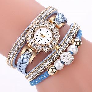 Мужские часы Generisch плетеные винтажные часы-браслет кварцевые synthetic.ua - Фото 1