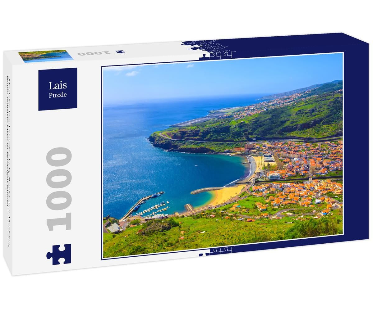 Пазл Lais Puzzle Остров Мадейра с воздуха, залив Машику, Португалия 1000 элементов, фото №1 Пазл Lais Puzzle Остров Мадейра с воздуха, залив Машику, Португалия 1000 элементов, фото №1