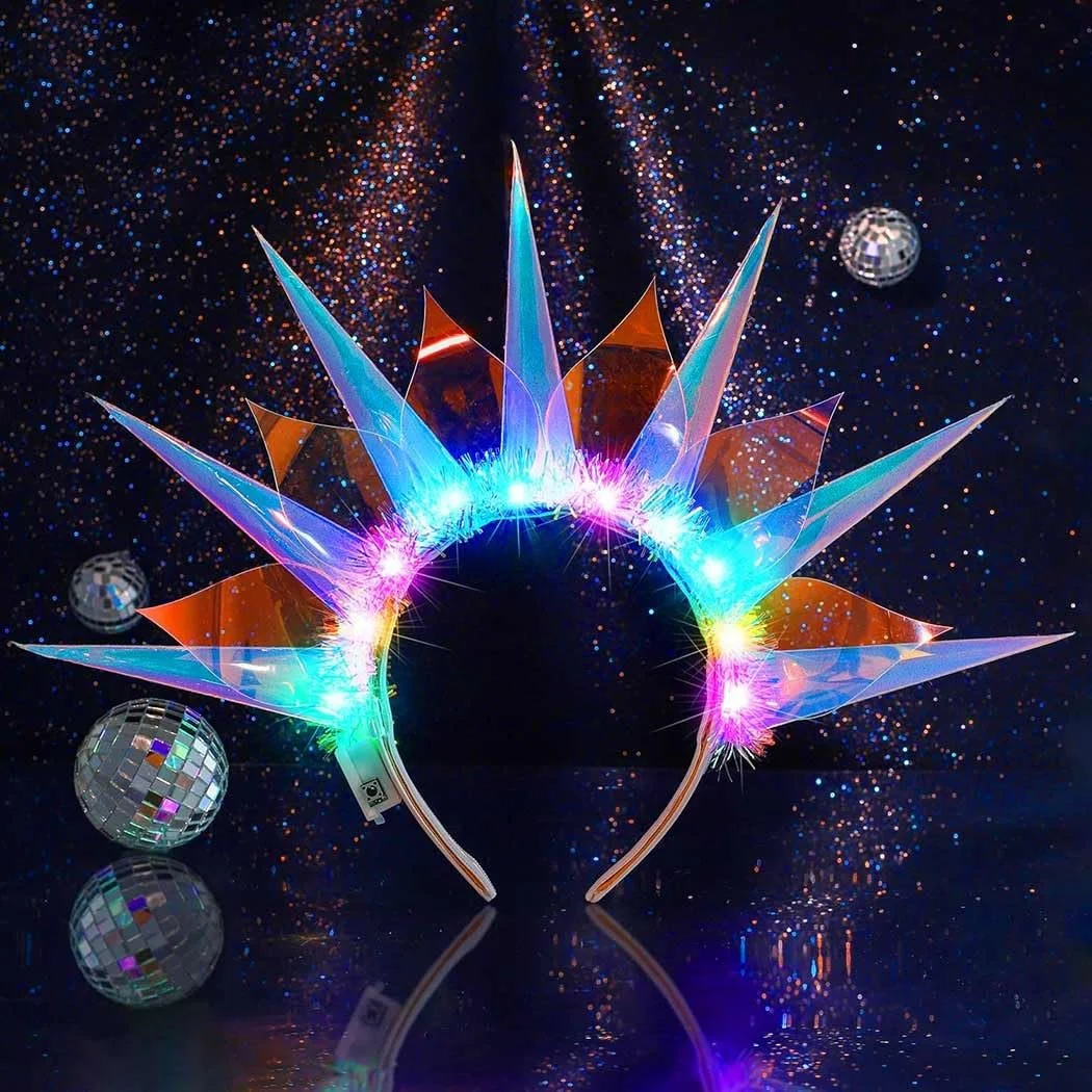 LED Обруч для волос Светящаяся Богиня, фото №2