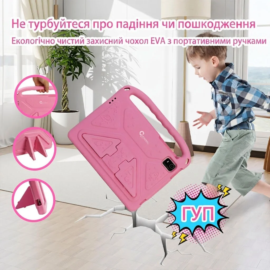 Планшет 10.1" CWOWDEFU C18W 4+4/128Gb 4 ядра Android 14 6000 mAh Pink, фото №5