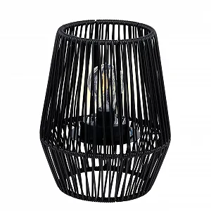 Настільна лампа на сонячній батареї Arti Casa садова IP44 20 x 20 x 25 см чорна - Фото 1