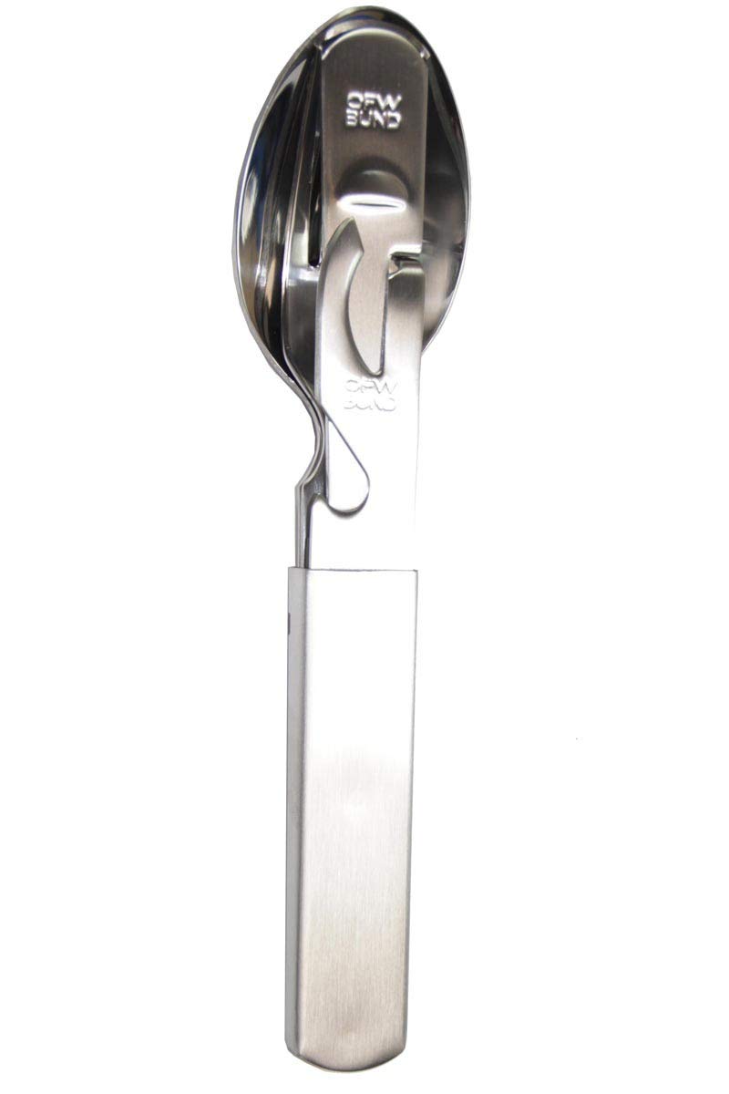 Набір столових приборів Unbekannt German армійський з неопреною футляром, фото №6