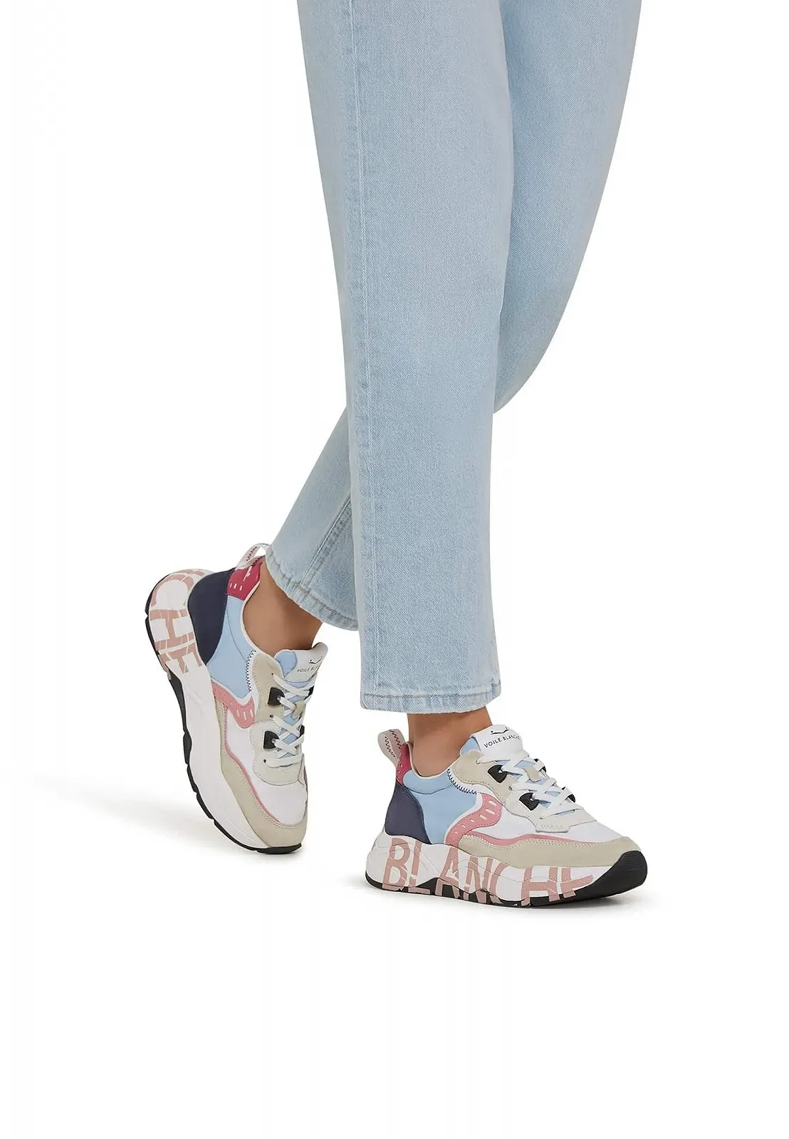 Кроссовки VOILE BLANCHE Замша и Ткань, фото №2