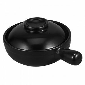 Ковш-жаровня керамічний японський з кришкою для супу та рису - Фото 1