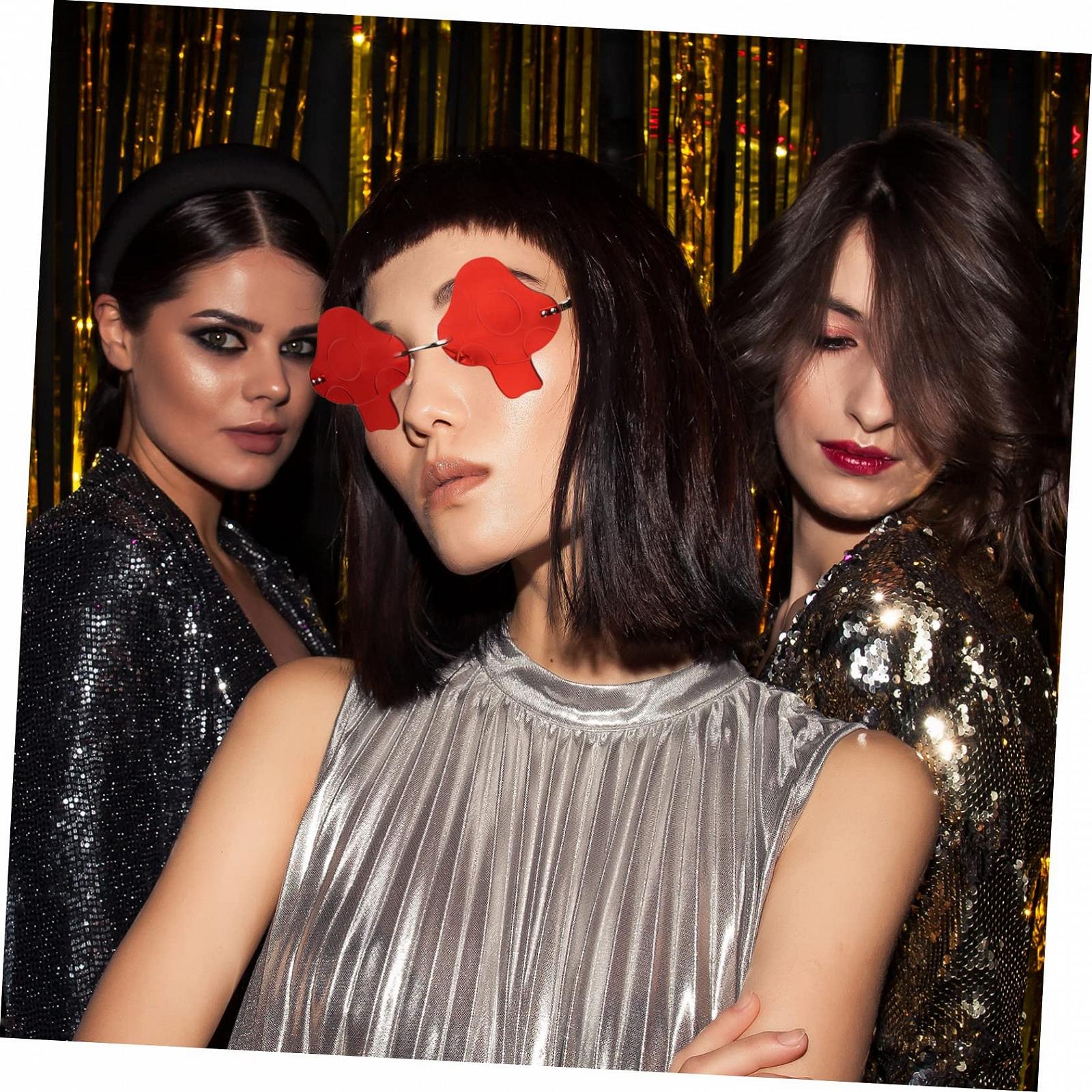 Гавайські окуляри з вінтажною оправою PACKOVE 2 шт., фото №4