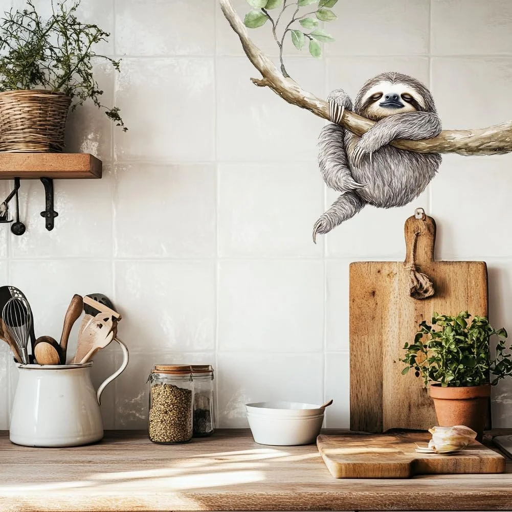 Наклейка Small Sloth 1 аркуш, фото №3 Наклейка Small Sloth 1 аркуш, фото №3