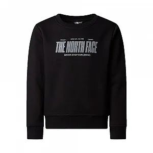 Толстовка The North Face Relaxed Crew з світловідбиваючим логотипом для хлопчиків - Фото 1