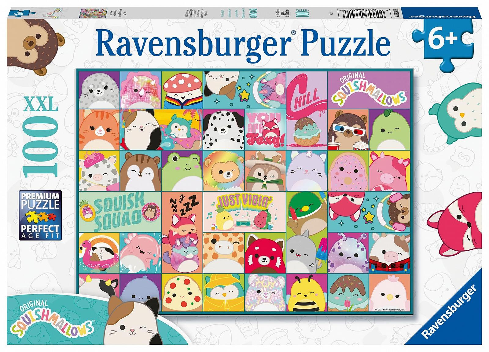 Пазл Ravensburger Squishmallows Many Colourful Squishmallows XXL 100 елементів 49 x 36 см, фото №1
