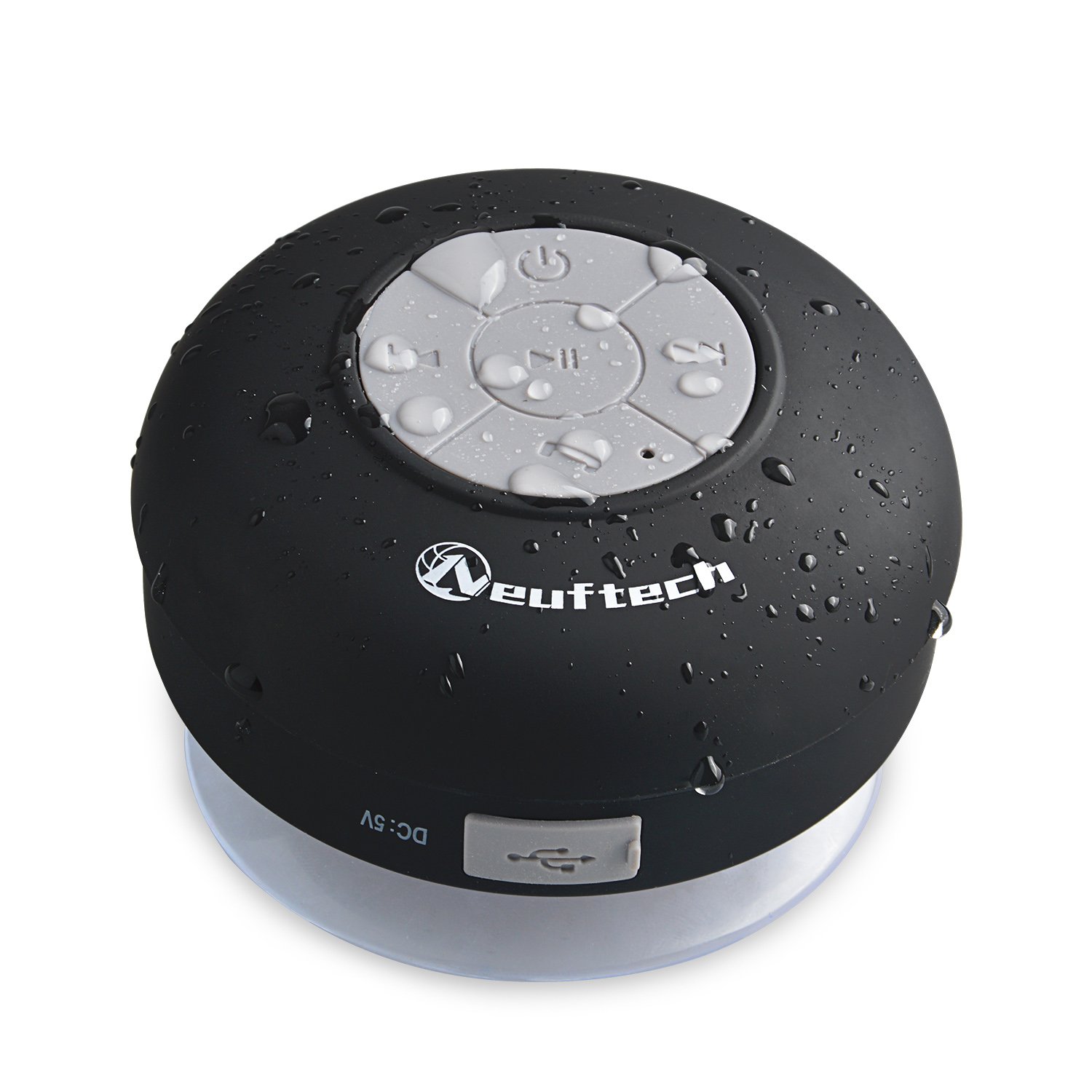 Портативна колонка Neuftech Wireless Bluetooth 5.2 з присоскою Водонепроникний iPhone 14 Plus/Pro/Pro Max/SE/13/12/11/XR Samsung Galaxy Z Flip5/Galaxy S23, фото №1
