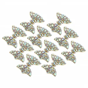 Украшения для ногтей 10 шт Форма бантика из сплава - Фото 1