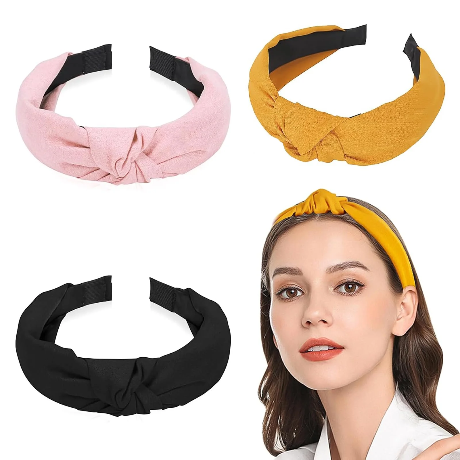 Набір з 3 обручів з вузлом, фото №1