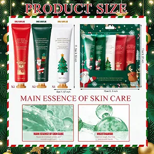 Набір кремів для рук 5 шт Різдвяний набір synthetic.ua - Фото 1