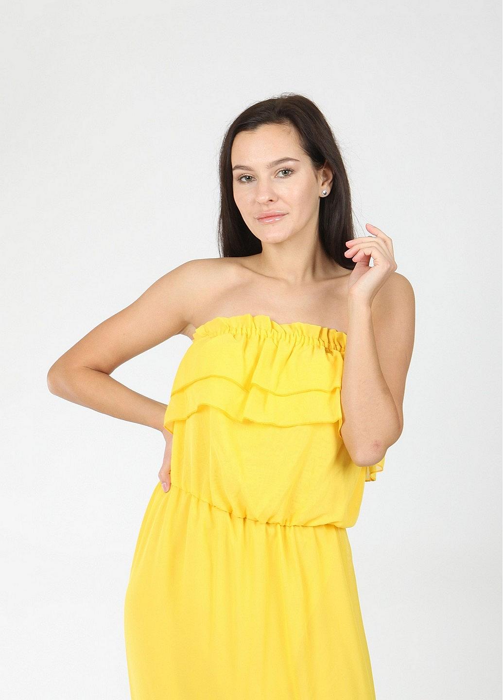 Платье MOZAH S Желтый (ND-926-2-Yellow), фото №6