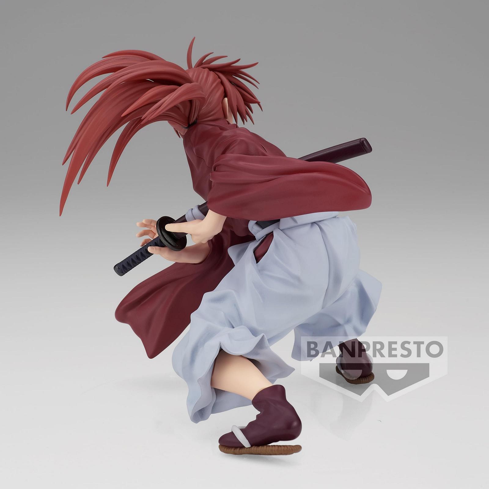 Екшн-фігурка Banpresto Rurouni Kenshin Kenshin Himura Vibration Stars 12 см, різнокольорова, фото №5